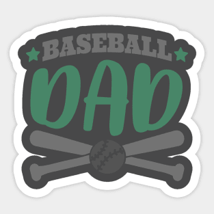 baseball daddy Sticker